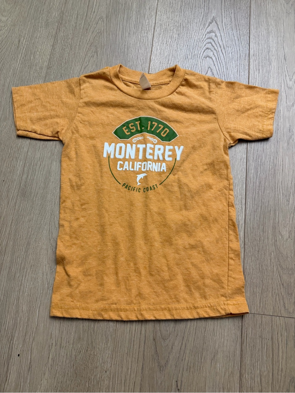 Monterey California Kids' Orange Graphic Tee XS